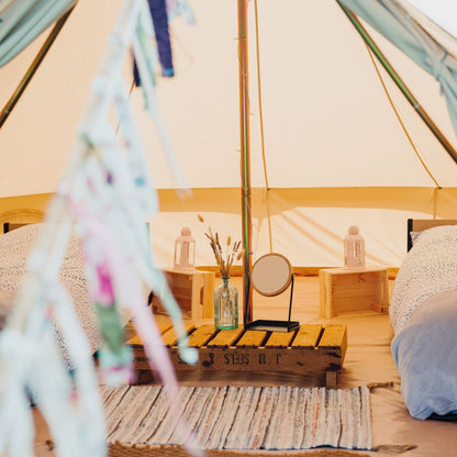 Ultimate 4 Metre Interior Bell Tent With Beige Canvas From The Bell Tent Shop