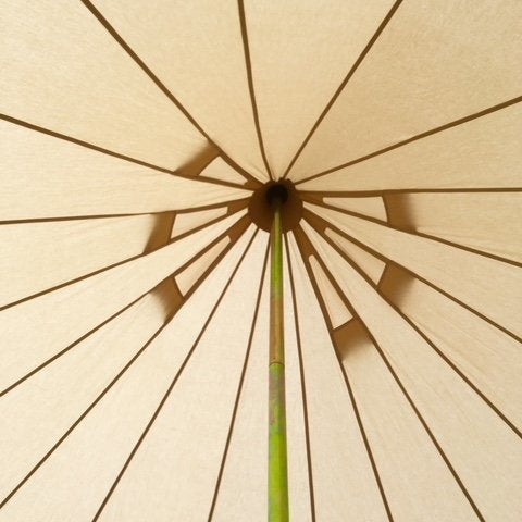 Inside Of 5 Metre Bell Tent Roof With Beige Canvas