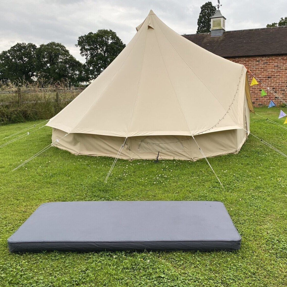 Self inflating mattress for comfortable glamping adventures