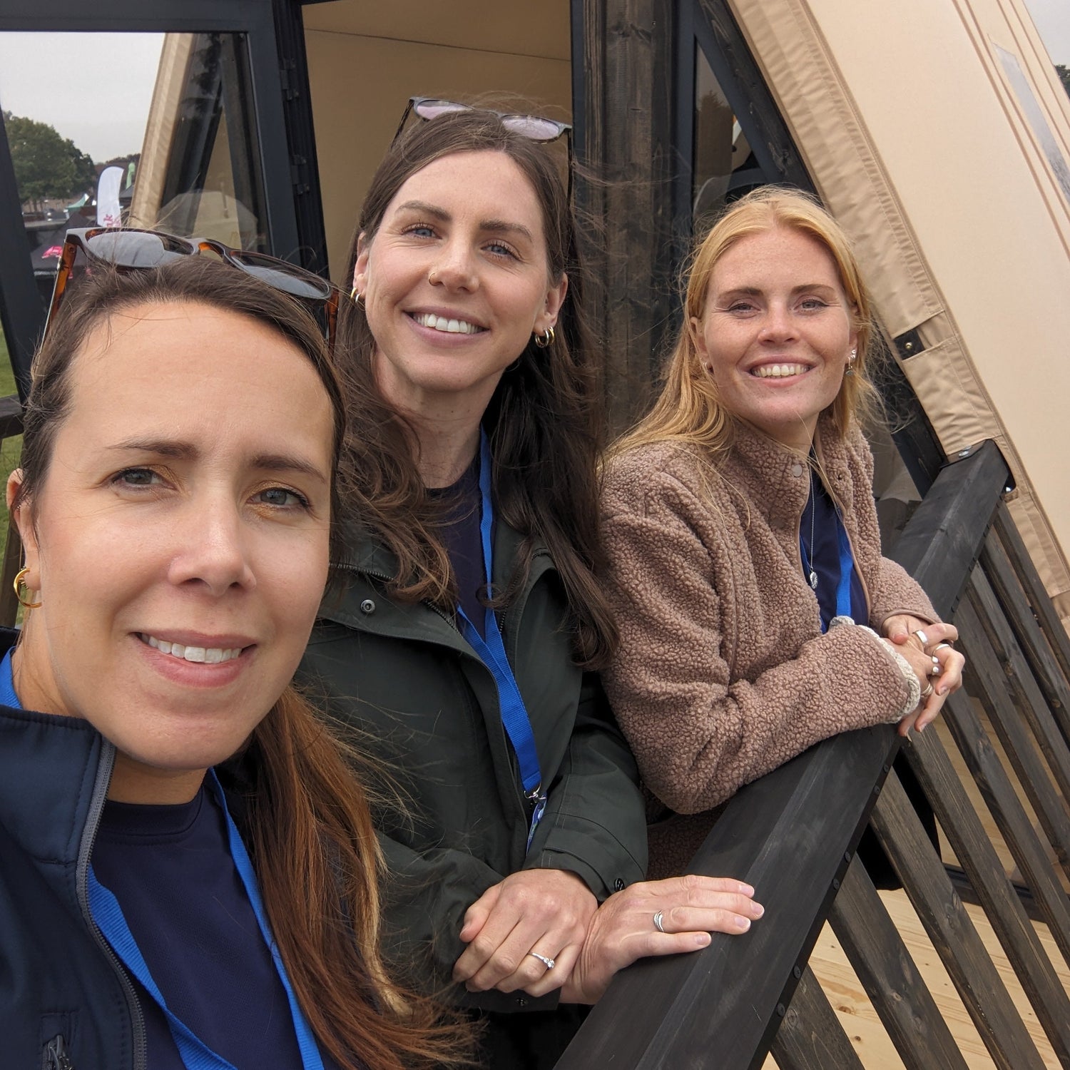 Becca, Charlotte and Bridie from The Bell Tent Shop