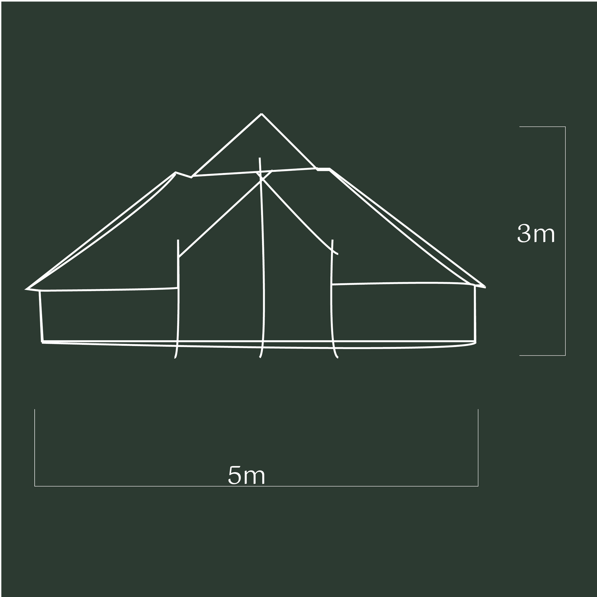 Ultimate Touareg Bell Tent Dimensions Graphic From The Bell Tent Shop