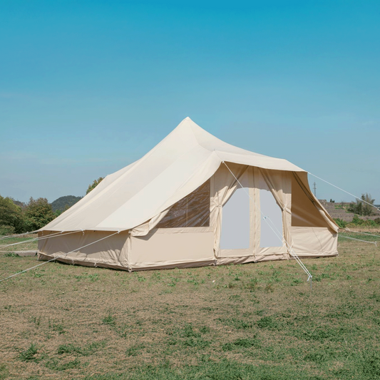 Ultimate Touareg Bell Tent in beige canvas from The Bell Tent Shop