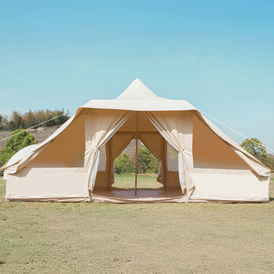 Ultimate Touareg Bell Tent in Beige Canvas From The Bell Tent Shop